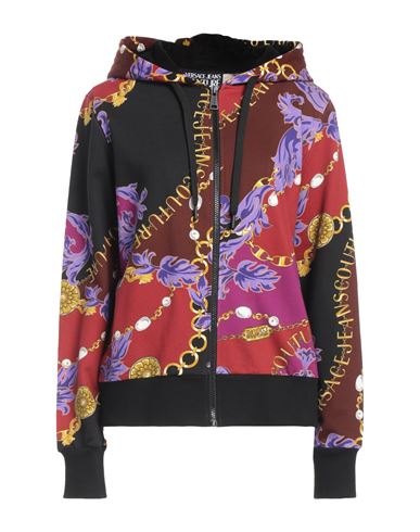 Versace Jeans Couture Woman Sweatshirt Red Size M Cotton, Elastane In Red