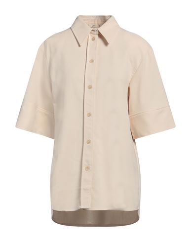 Shop Bite Studios Woman Shirt Beige Size 4 Cotton, Elastane