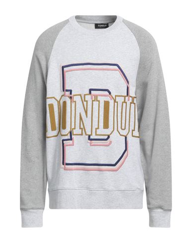 Dondup Man Sweatshirt Light Grey Size L Cotton In Gray