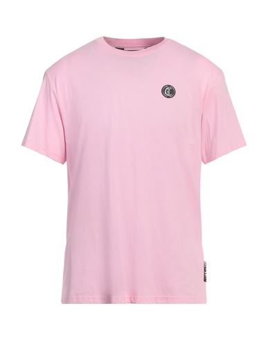 Just Cavalli Logo-appliqué T-shirt In Pink