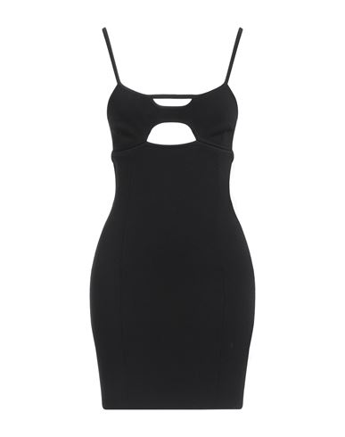 Gauge81 Woman Mini Dress Black Size 10 Rayon, Polyamide In Black