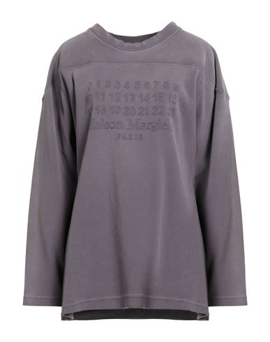 Maison Margiela Woman Sweatshirt Grey Size Xl Cotton