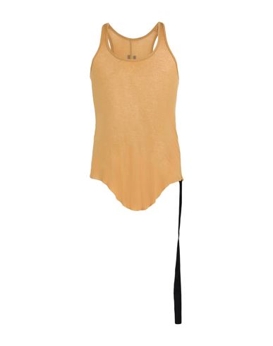 Shop Rick Owens Drkshdw Drkshdw By Rick Owens Man Tank Top Mustard Size M Cotton In Yellow