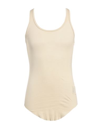 Rick Owens Drkshdw Drkshdw By Rick Owens Man Tank Top Beige Size S Cotton