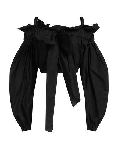 Shop Patou Woman Top Black Size 2 Cotton