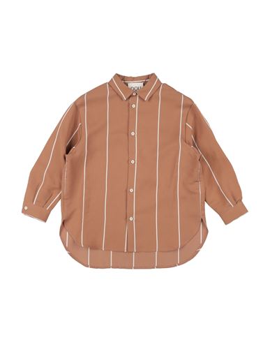 Douuod Toddler Boy Shirt Brown Size 6 Viscose, Polyester In Brown
