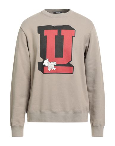 Undercover Man Sweatshirt Taupe Size 5 Cotton In Gray