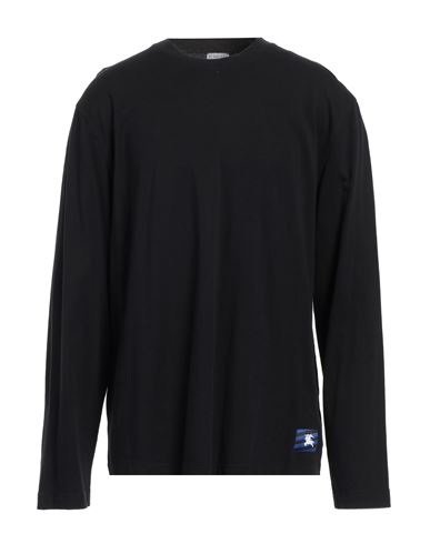 Burberry Prorsum Man T-shirt Black Size Xl Cotton, Elastane