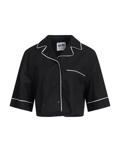 Moschino Jeans Woman Shirt Black Size 6 Cotton