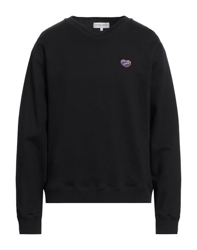 Shop Maison Labiche Man Sweatshirt Black Size S Organic Cotton