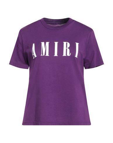 Amiri Woman T-shirt Purple Size S Cotton In Red