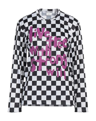 COMME DES GARÇONS COMME DES GARÇONS WOMAN T-SHIRT BLACK SIZE S POLYESTER 