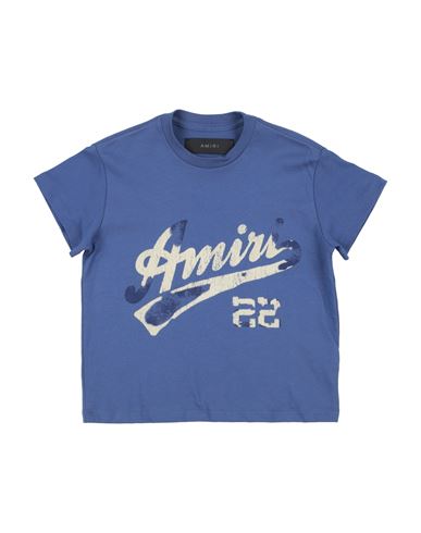 Shop Amiri Toddler Girl T-shirt Blue Size 6 Cotton