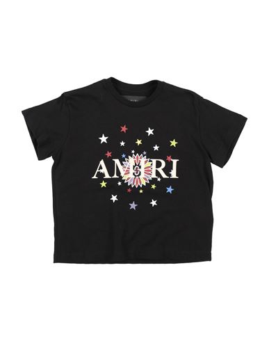 AMIRI AMIRI TODDLER GIRL T-SHIRT BLACK SIZE 6 COTTON
