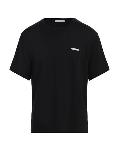 Helmut Lang Man T-shirt Black Size L Cotton