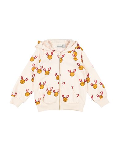 Mini Rodini Babies'  Toddler Girl Sweatshirt Cream Size 7 Organic Cotton In White