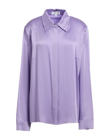 Michael Kors Collection Woman Shirt Lilac Size 14 Viscose, Acetate In Purple