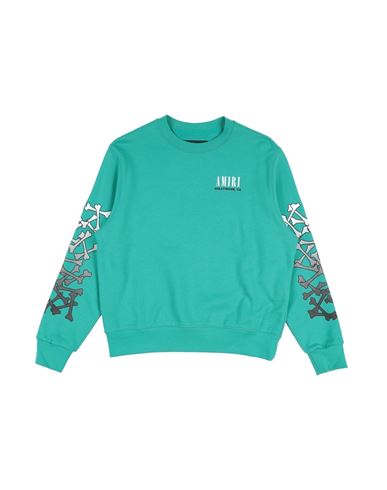 Amiri Toddler Boy Sweatshirt Emerald Green Size 6 Cotton In Green