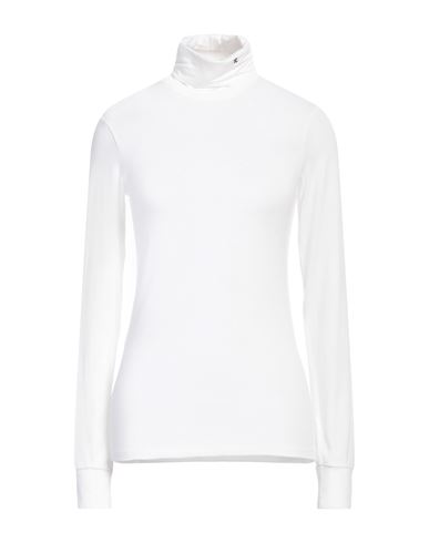 RAF SIMONS RAF SIMONS WOMAN T-SHIRT WHITE SIZE L MODAL, ELASTANE 