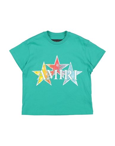 AMIRI AMIRI TODDLER GIRL T-SHIRT EMERALD GREEN SIZE 6 COTTON 
