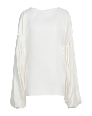 Khaite Woman Top White Size 10 Silk In White