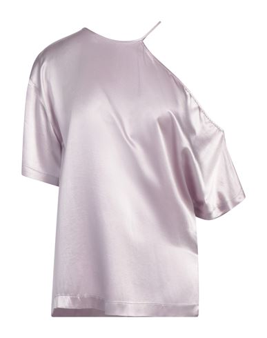Erika Cavallini Woman Top Lilac Size 4 Acetate, Viscose In Purple