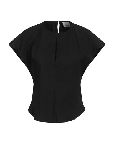 Isabel Marant Woman Top Black Size 6 Hemp, Viscose, Elastane In Black