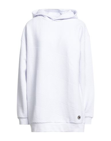 Colmar Woman Sweatshirt White Size L Polyester, Viscose, Elastane In White