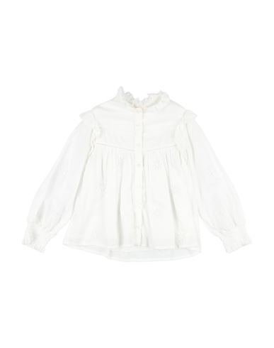 Chloé Babies'  Toddler Girl Shirt Off White Size 6 Organic Cotton