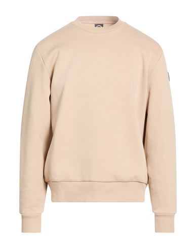 Colmar Man Sweatshirt Beige Size L Cotton, Polyester In Neutral