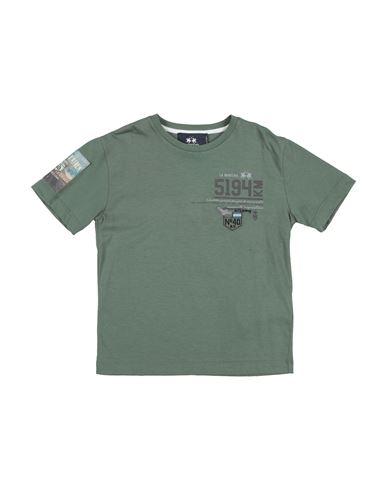 La Martina Toddler Boy T-shirt Military Green Size 6 Cotton In Green