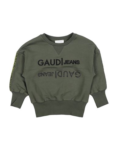 Gaudì Toddler Girl Sweatshirt Military Green Size 6 Cotton, Elastane In Green