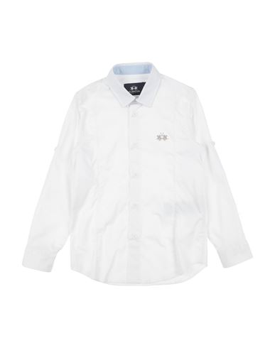 La Martina Toddler Boy Shirt White Size 6 Cotton, Elastane In White