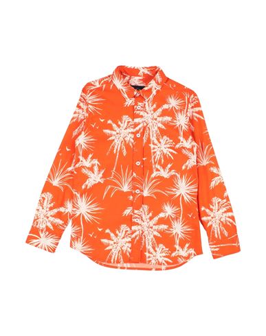 La Martina Toddler Boy Shirt Orange Size 6 Cotton, Lycra In Orange