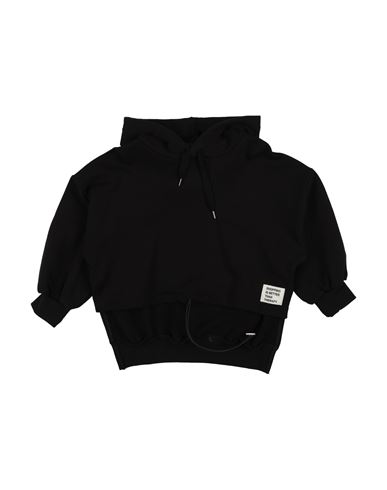 L:ú L:ú By Miss Grant Toddler Girl Sweatshirt Black Size 6 Cotton In Black
