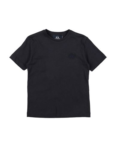 La Martina Toddler Boy T-shirt Navy Size 6 Cotton In Navy