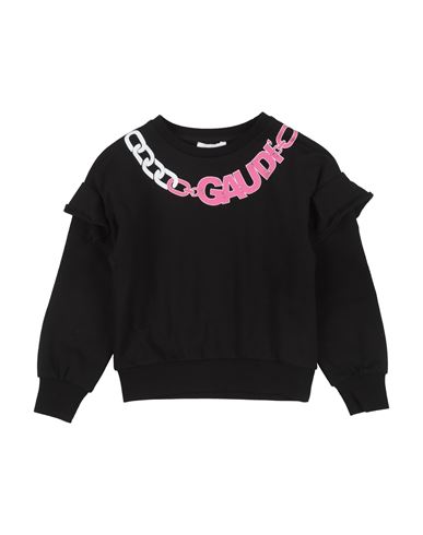 Shop Gaudì Toddler Girl Sweatshirt Black Size 6 Cotton, Elastane