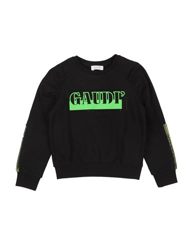 Gaudì Toddler Girl Sweatshirt Black Size 6 Cotton, Elastane In Black