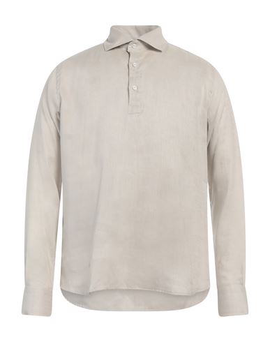 Franzese Collection Man Shirt Beige Size Xl Linen