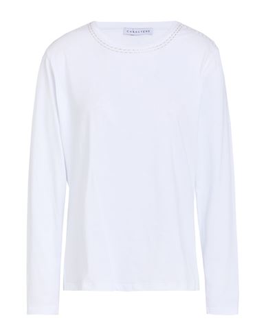 CARACTERE CARACTÈRE WOMAN T-SHIRT WHITE SIZE M COTTON 