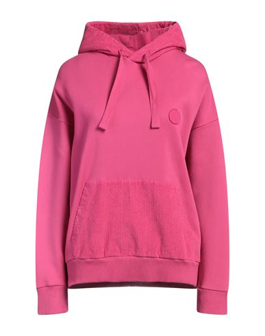 Autry Woman Sweatshirt Fuchsia Size L Cotton, Elastane In Pink