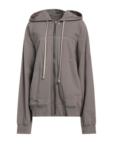 Rick Owens Woman Sweatshirt Khaki Size Xl Cotton In Beige