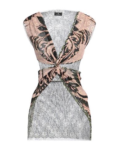 Shop Etro Woman Top Green Size 8 Polyamide