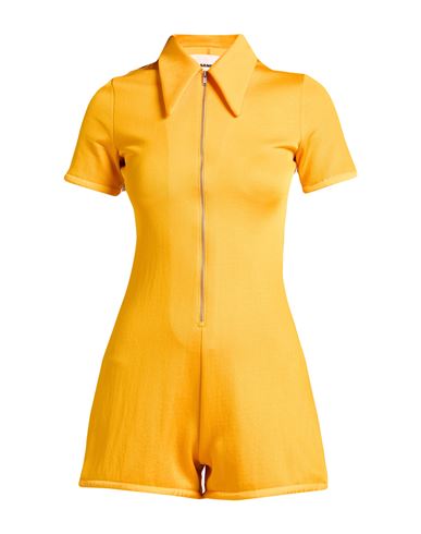 Jil Sander Woman Jumpsuit Orange Size 0 Viscose, Polyamide In Orange
