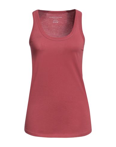 MAJESTIC MAJESTIC FILATURES WOMAN TANK TOP BRICK SIZE 1 COTTON 
