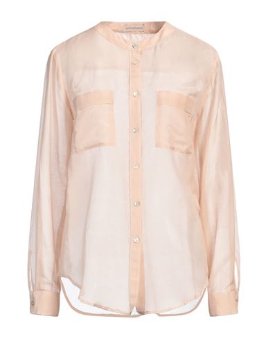 Camicettasnob Woman Shirt Blush Size 12 Cotton, Silk In Pink