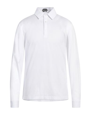 Franzese Collection Man Polo Shirt White Size Xxl Cotton In White