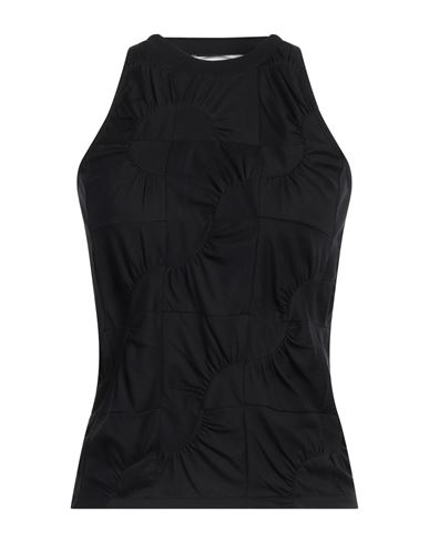 Coperni Woman Top Black Size S Cotton, Viscose In Black