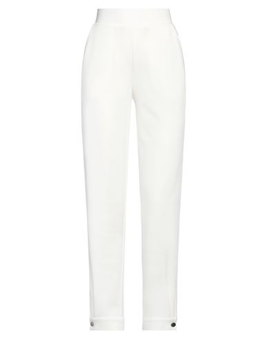 Blaumax Woman Pants White Size S Cotton, Modal, Polyamide In White