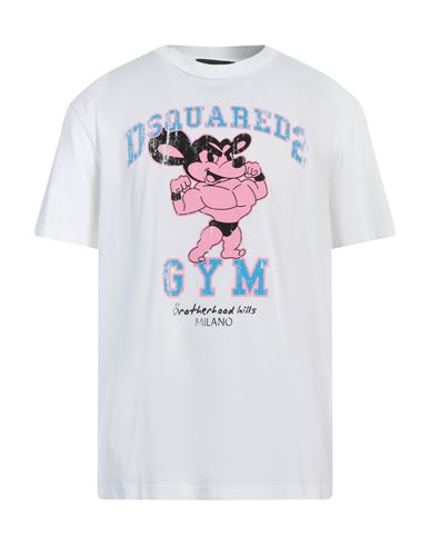Dsquared2 Graphic-print Cotton T-shirt In White